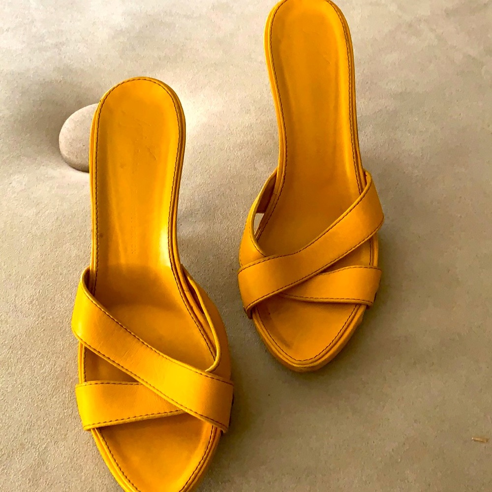 Yellow heels